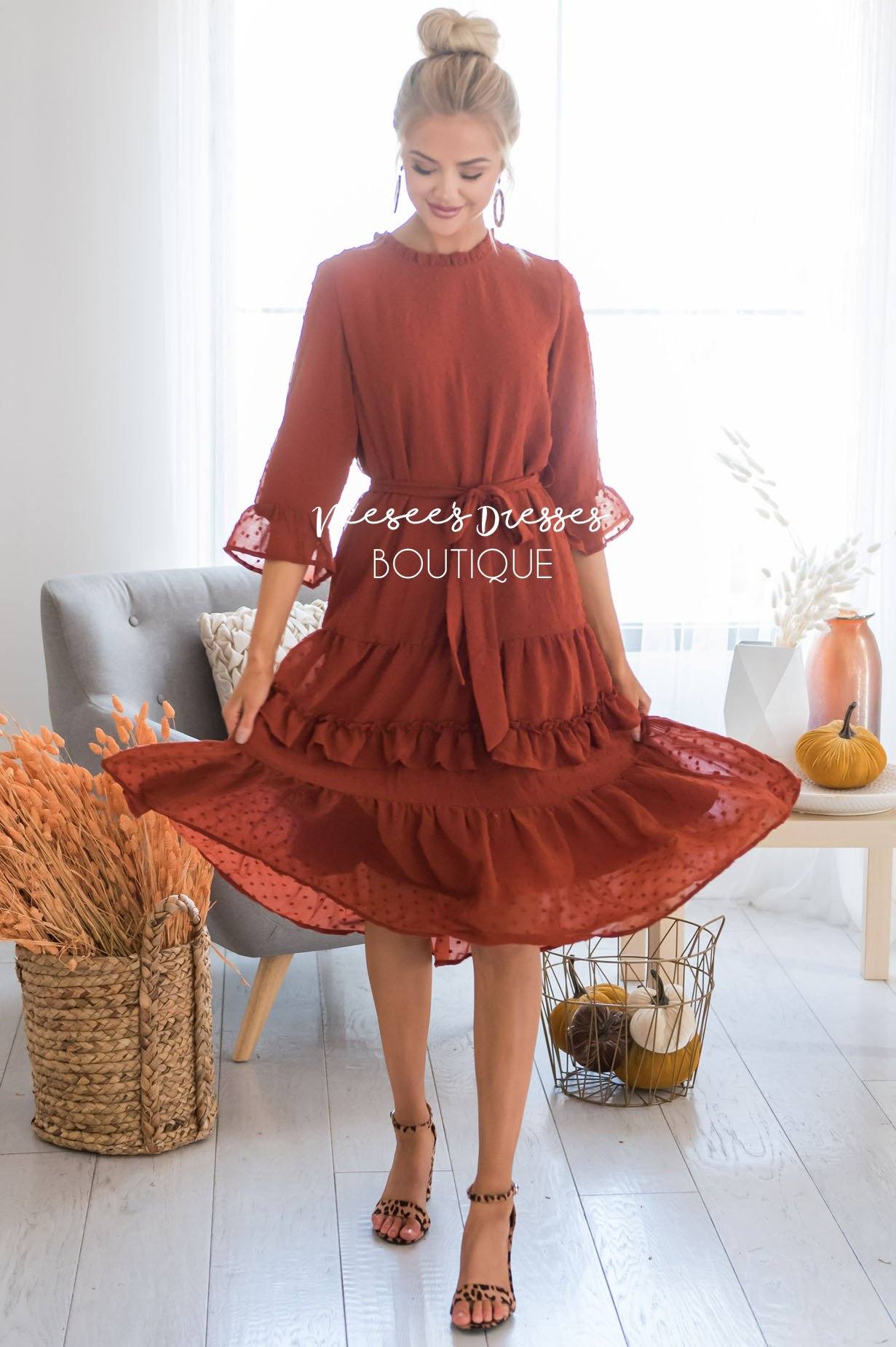 The Afton Modest Dresses vendor-unknown 