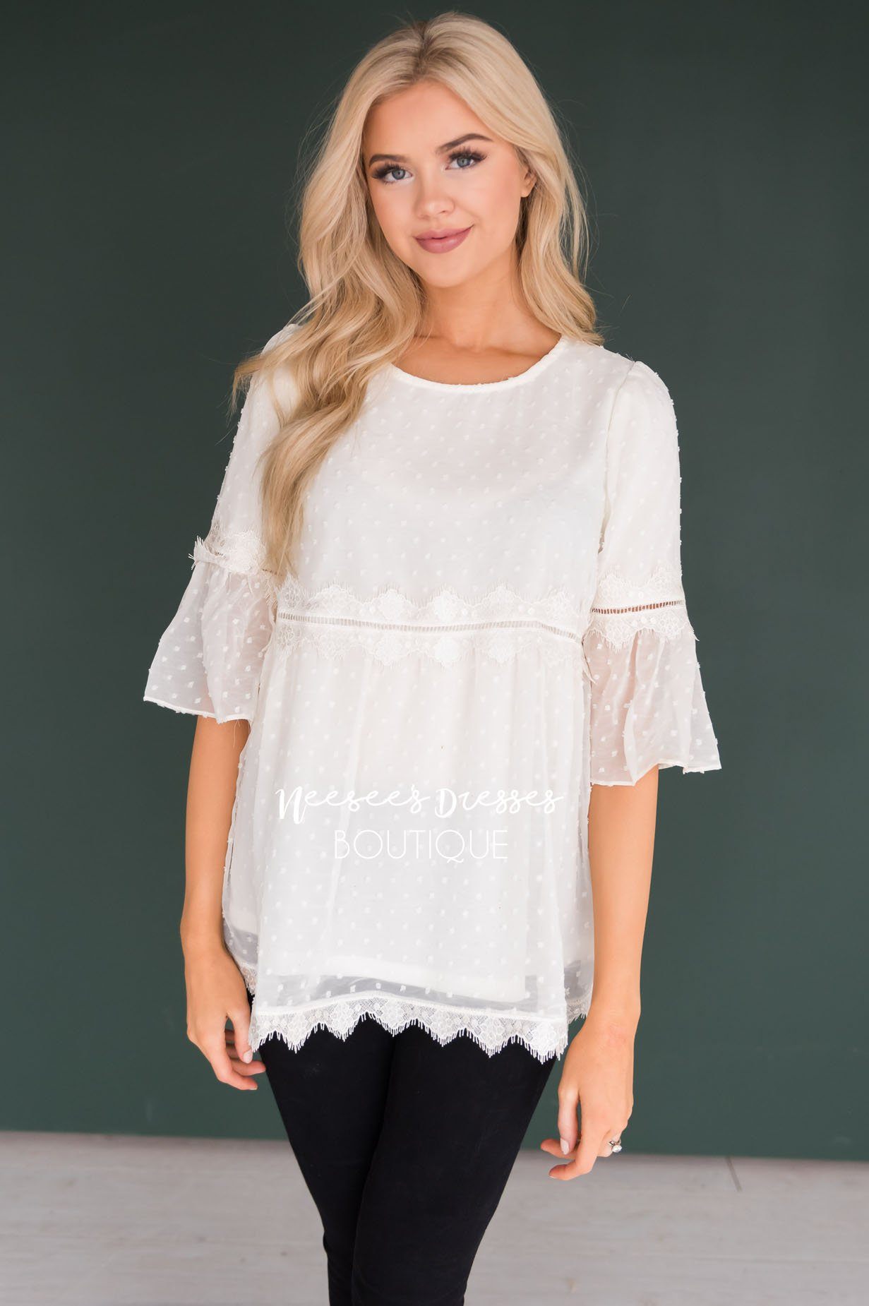 All About that Lace Blouse Tops vendor-unknown 