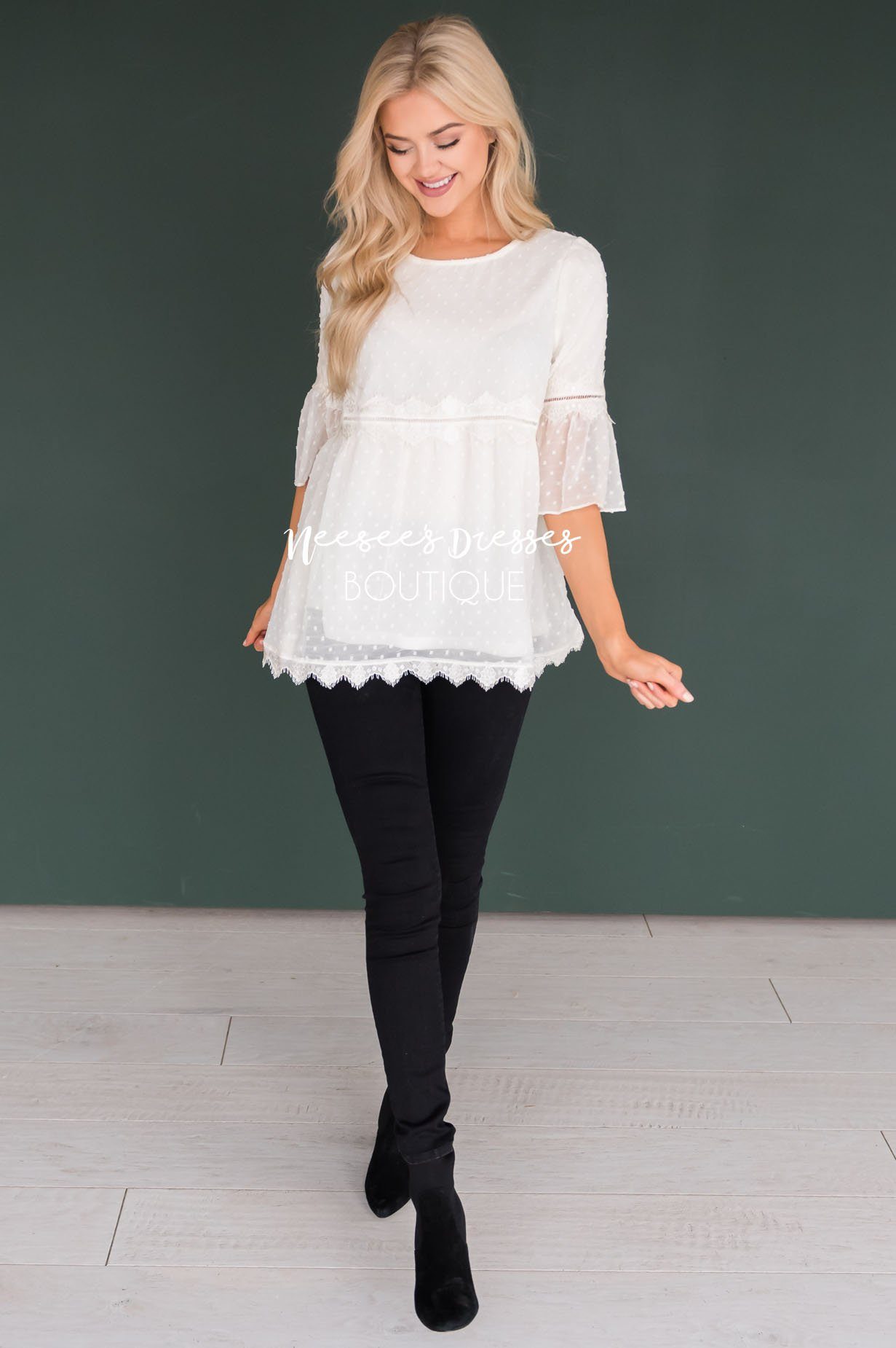 All About that Lace Blouse Tops vendor-unknown 