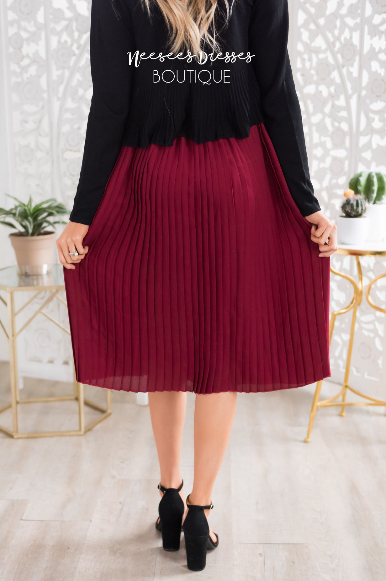 It's All About The Pleats Skirt Skirts vendor-unknown 