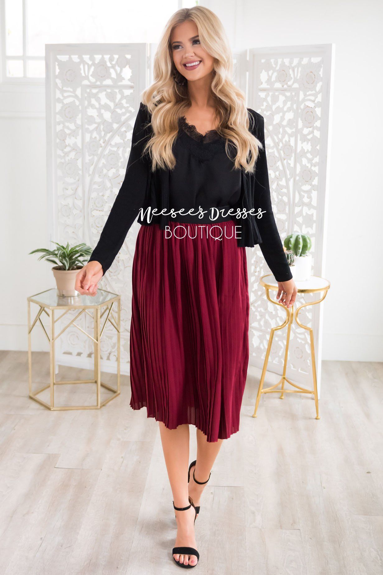 It's All About The Pleats Skirt Skirts vendor-unknown 