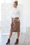 Always Friends striped skirt Skirts vendor-unknown