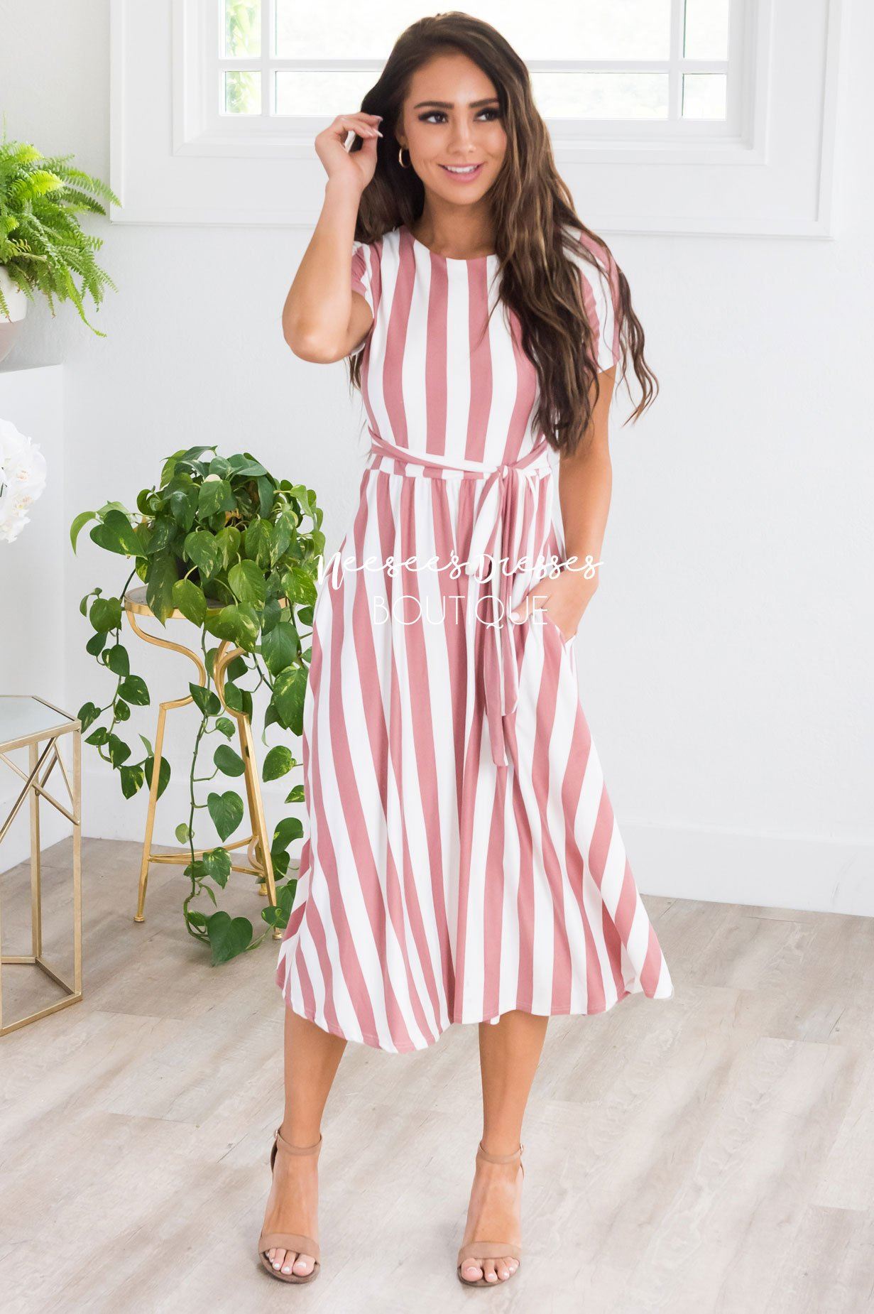 The Amy Modest Dresses vendor-unknown 