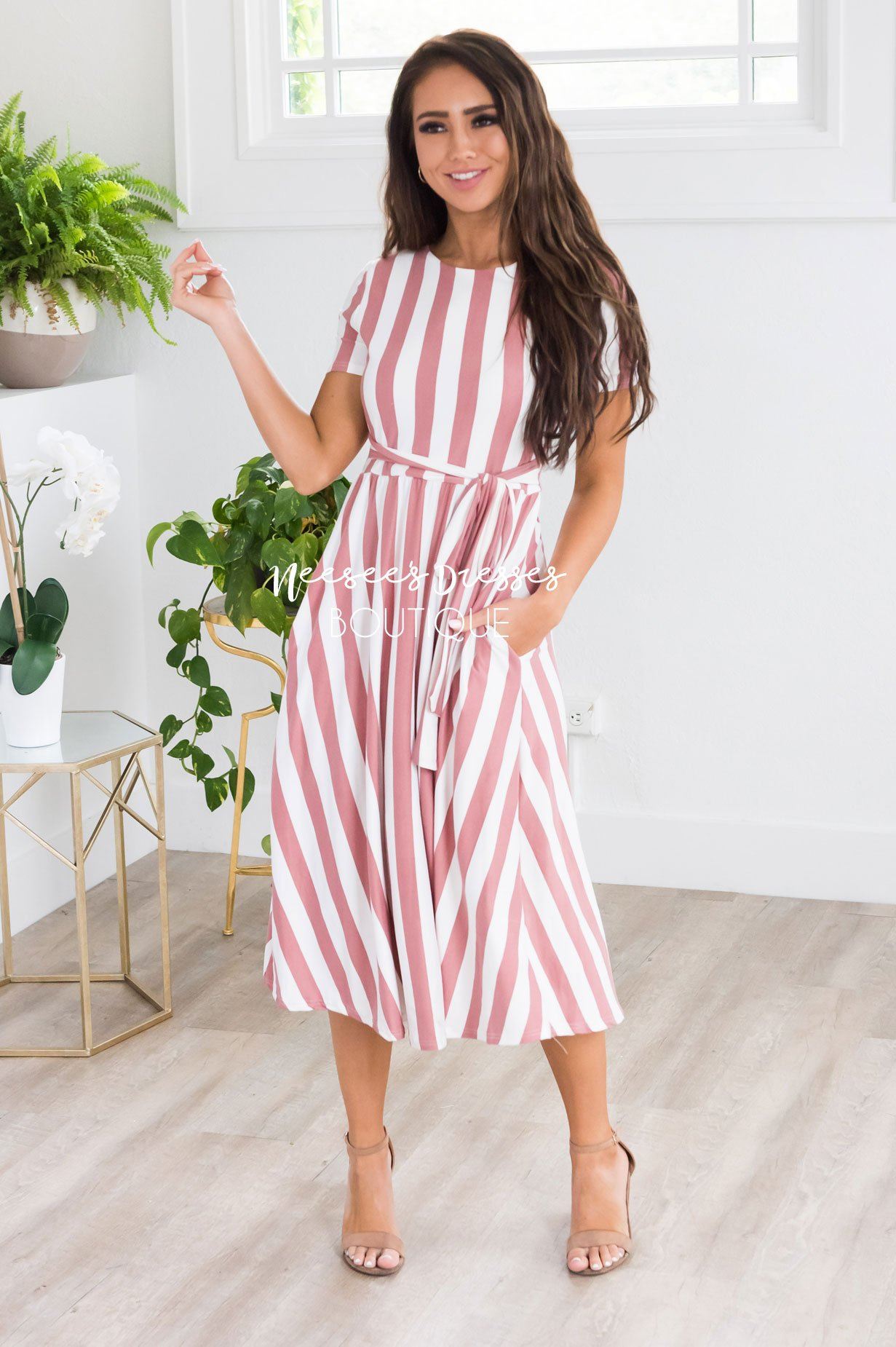 The Amy Modest Dresses vendor-unknown 