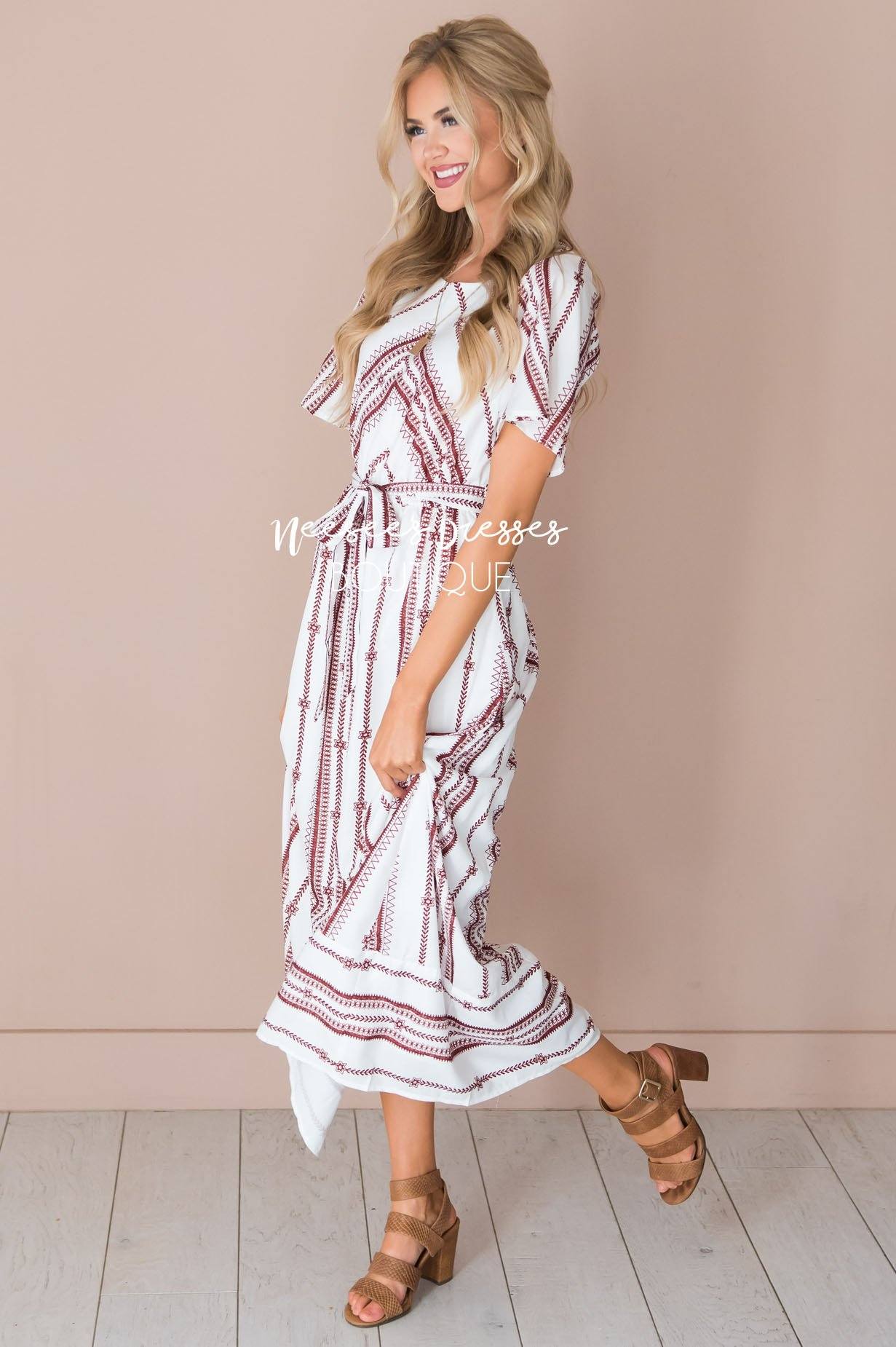 The Angela Modest Dresses vendor-unknown 