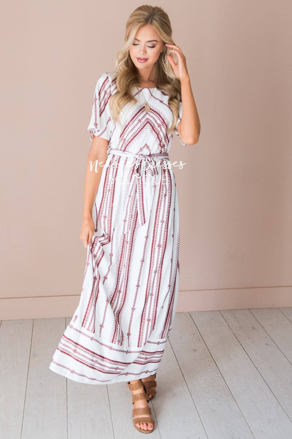 The Angela Modest Dresses vendor-unknown 