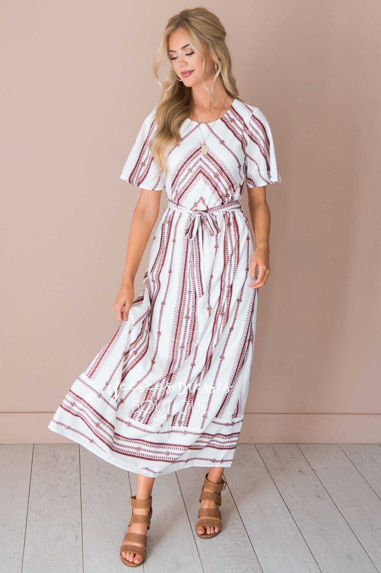 The Angela Modest Dresses vendor-unknown 