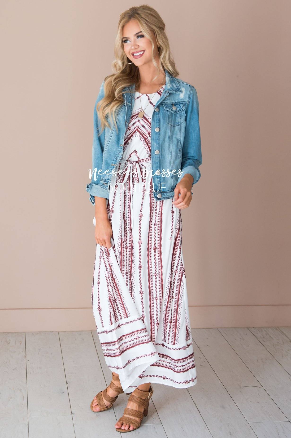 The Angela Modest Dresses vendor-unknown 