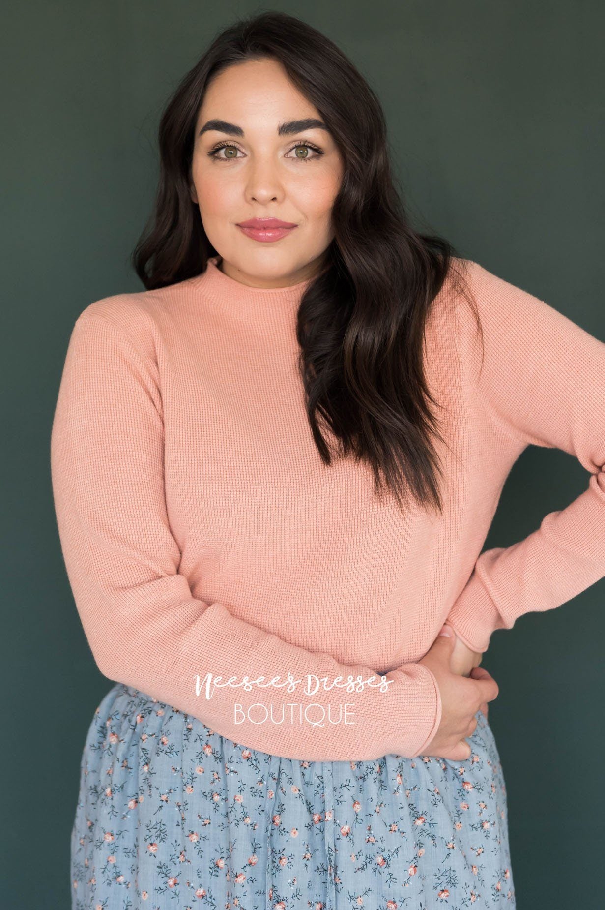 Dream On Knit Sweater Modest Dresses vendor-unknown 