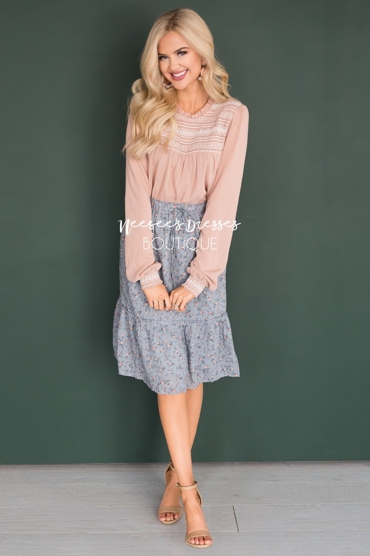 Anything is Possible Modest Blouse Tops vendor-unknown 