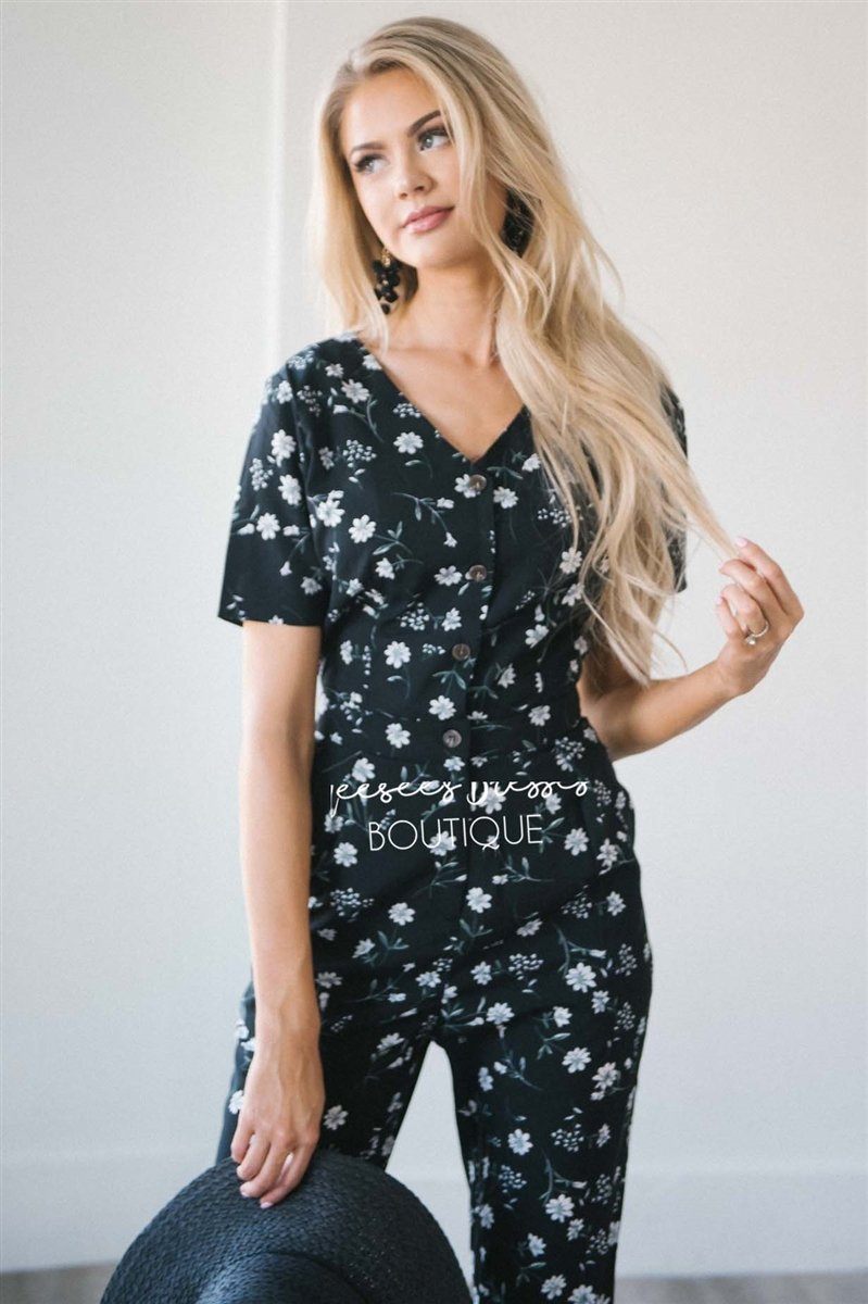 The Mimi Floral Jumpsuit Modest Dresses vendor-unknown 