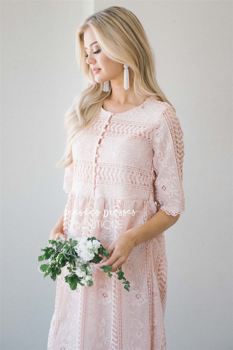 Love At First Sight- Nursing Friendly Modest Dresses vendor-unknown 