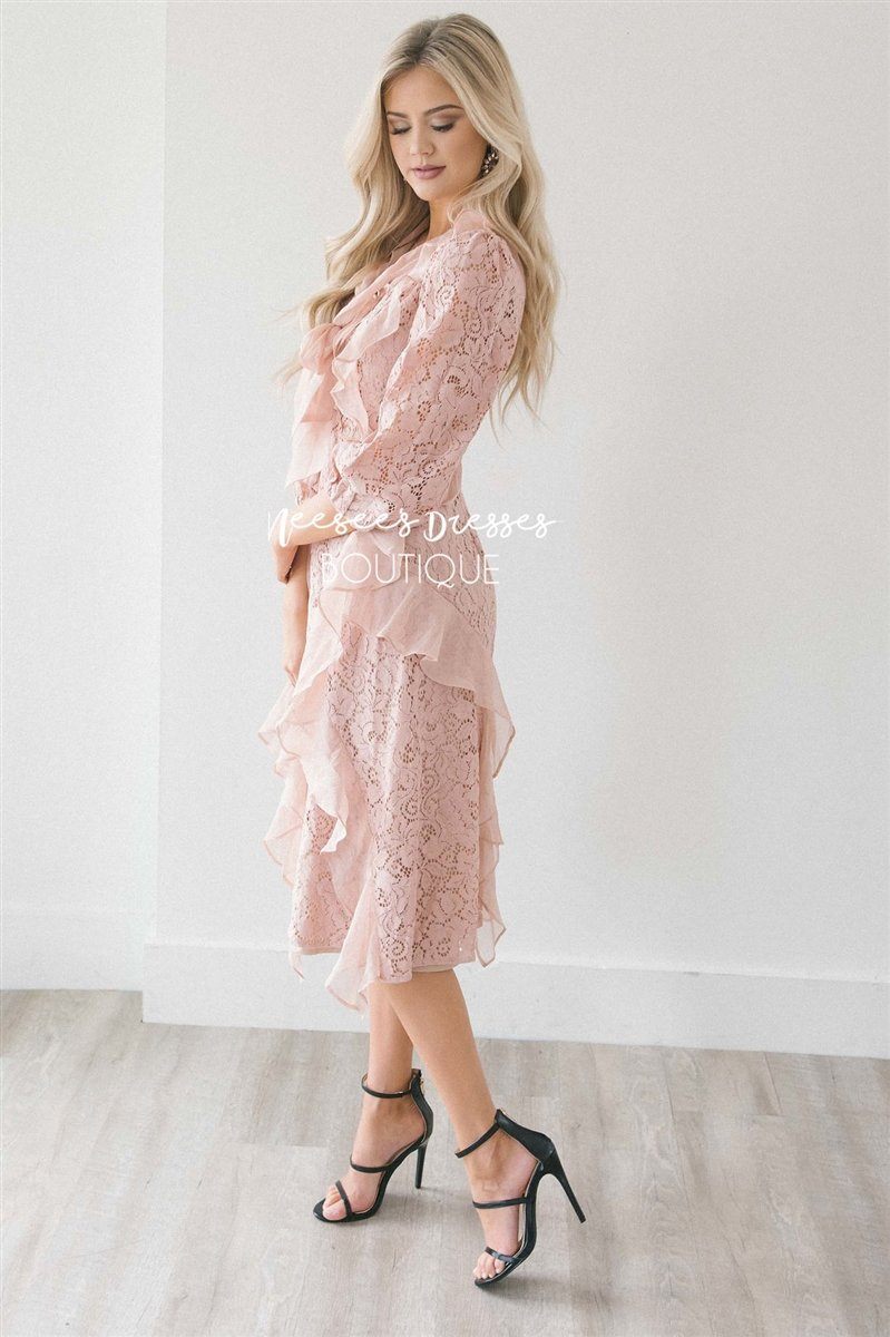 The Braelynn Modest Dresses vendor-unknown S Dusty Pink 