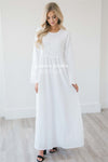 The Kathleen Modest Dresses vendor-unknown S White