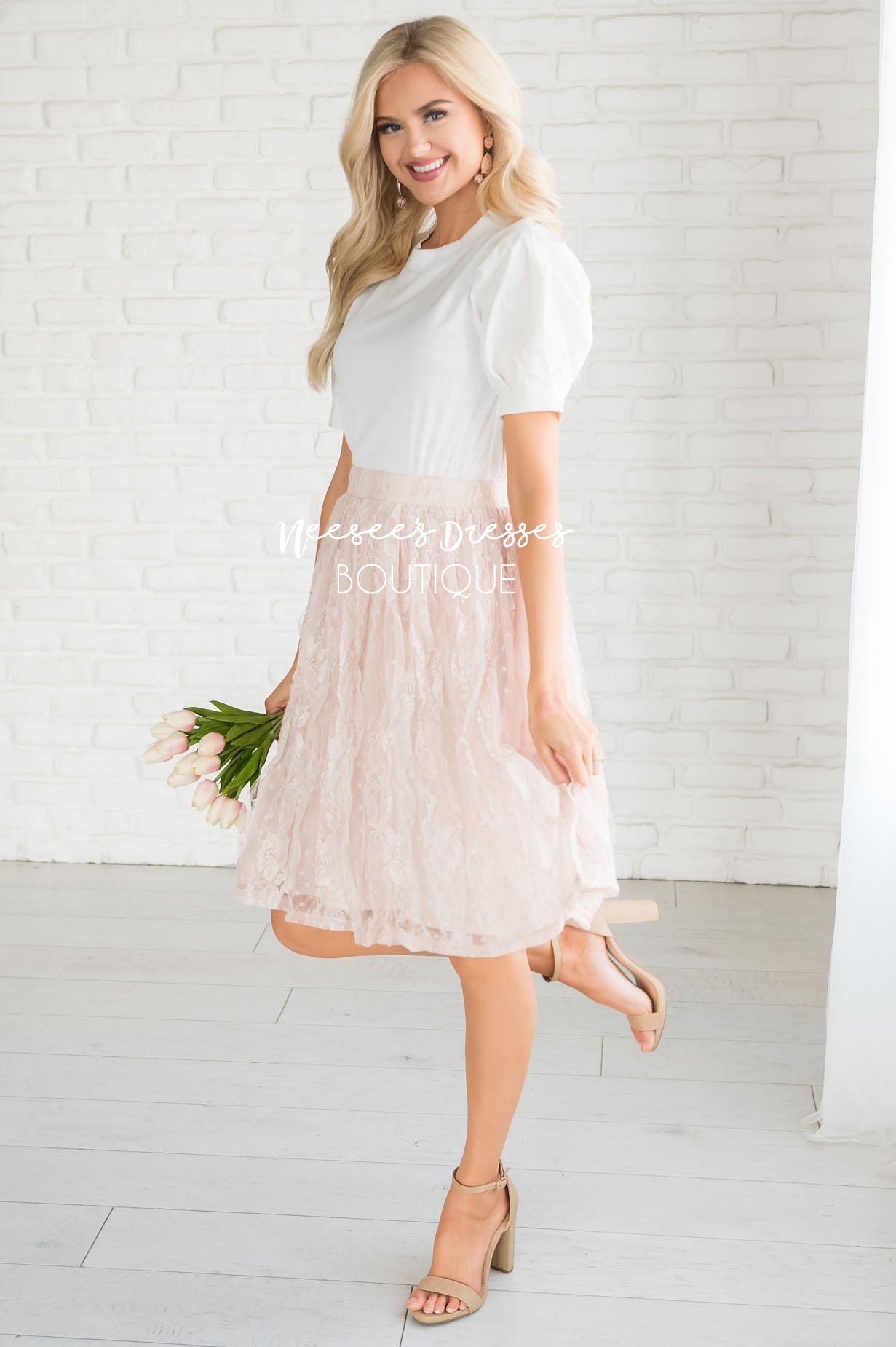 Back to Basics Modest Top Tops vendor-unknown 