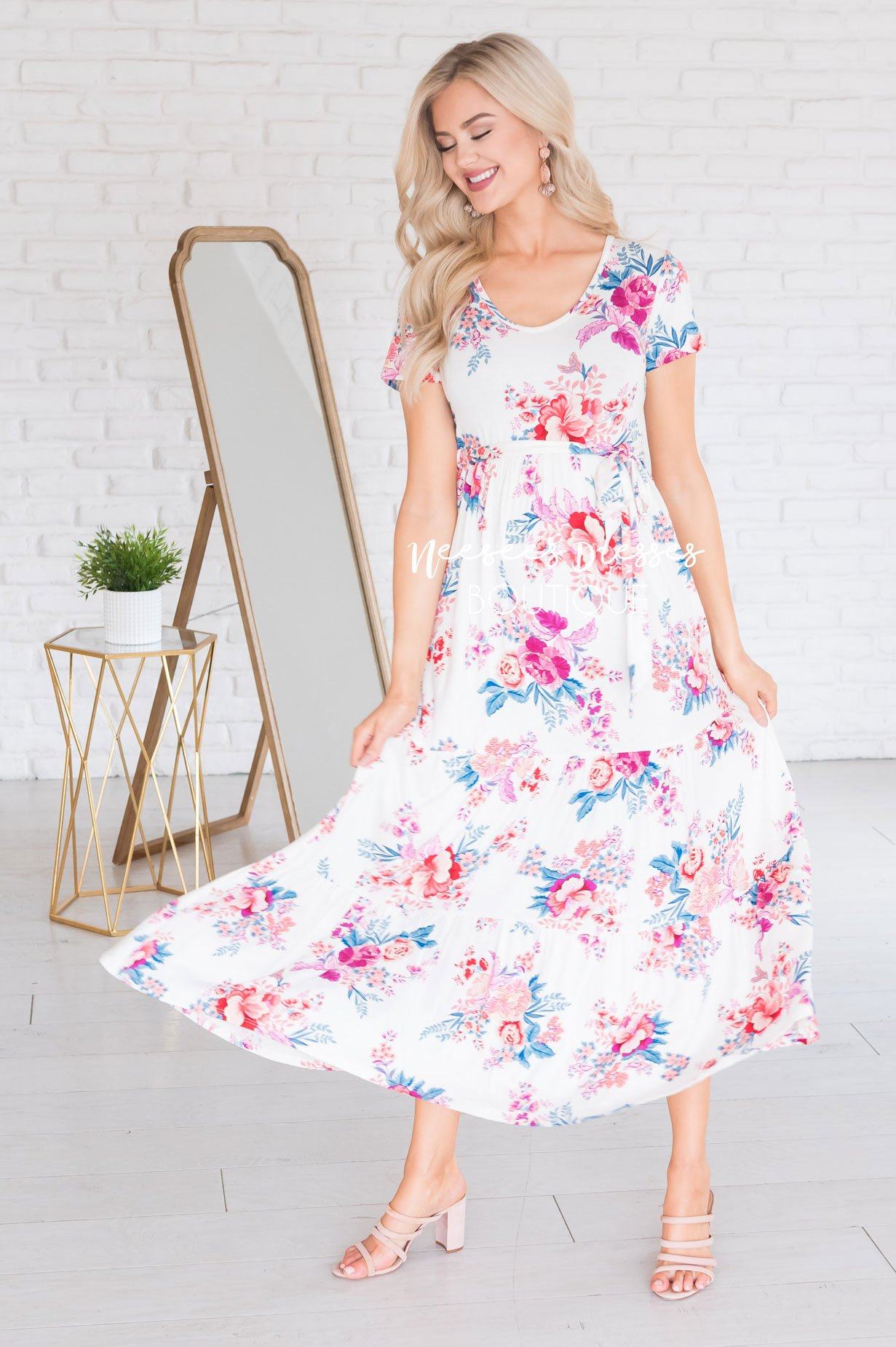 The Basil Modest Dresses vendor-unknown 