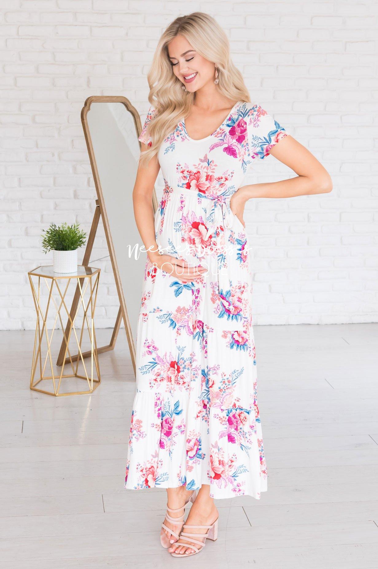 The Basil Modest Dresses vendor-unknown 