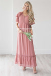 The Blakely Modest Dresses vendor-unknown S Dusty Rose
