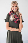 Autumn Stroll Plaid Infinity Scarf Accessories & Shoes Leto Accessories
