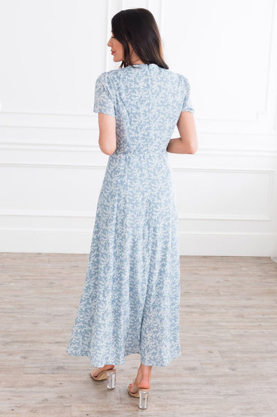 The Berkley Modest Floral Maxi Dress