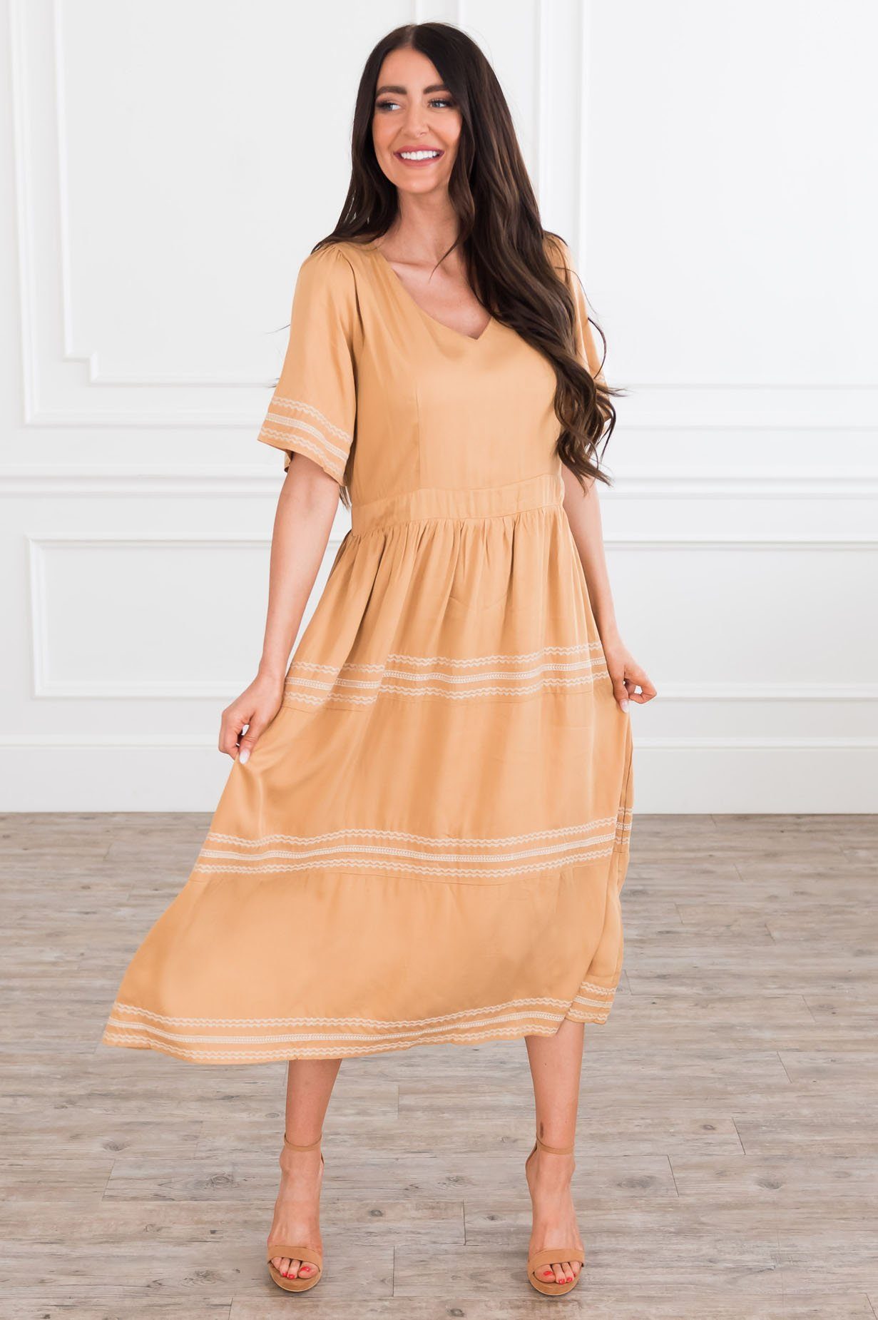 The Beyonce Modest Dresses vendor-unknown 