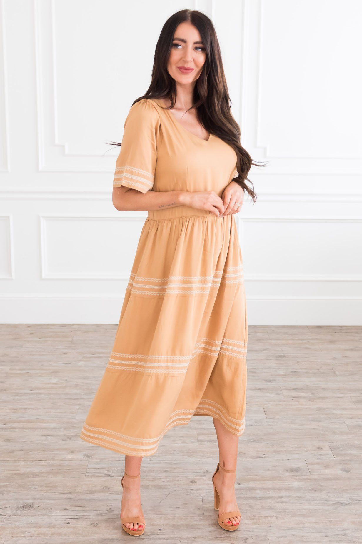 The Beyonce Modest Dresses vendor-unknown 