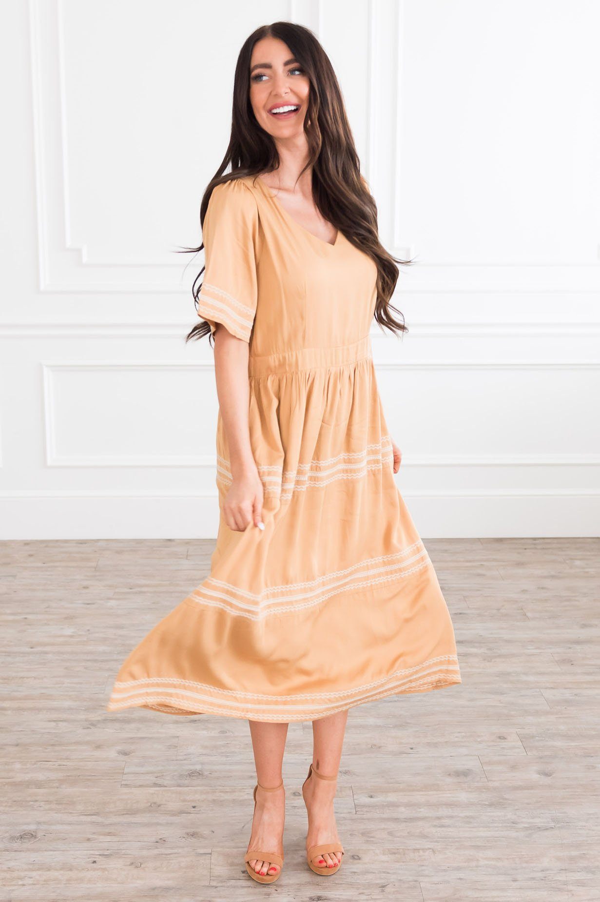 The Beyonce Modest Dresses vendor-unknown 