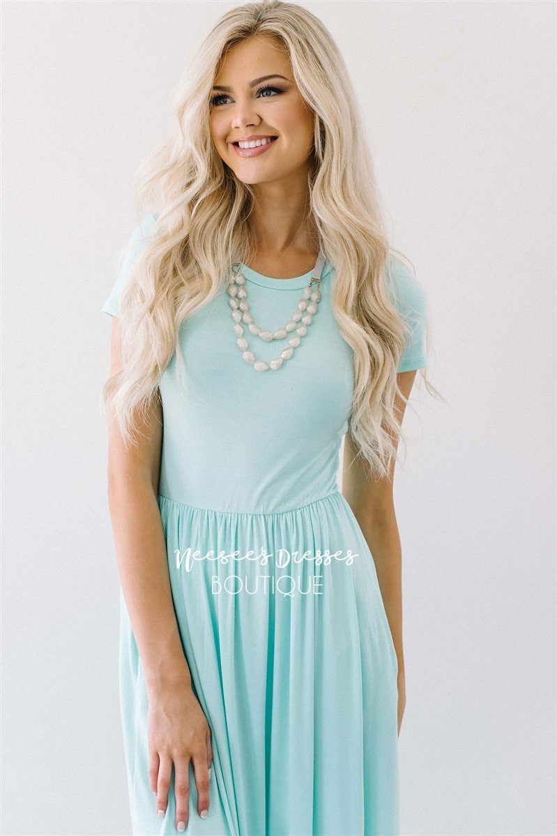 The Harper Maxi Dress Modest Dresses vendor-unknown Mint S 