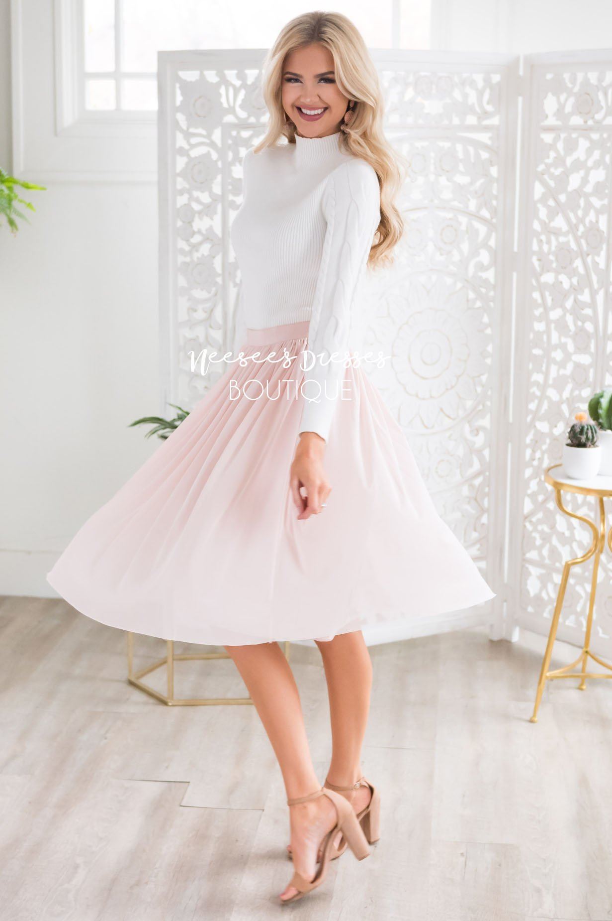 Happy Birthday Mesh Skirt Skirts vendor-unknown 