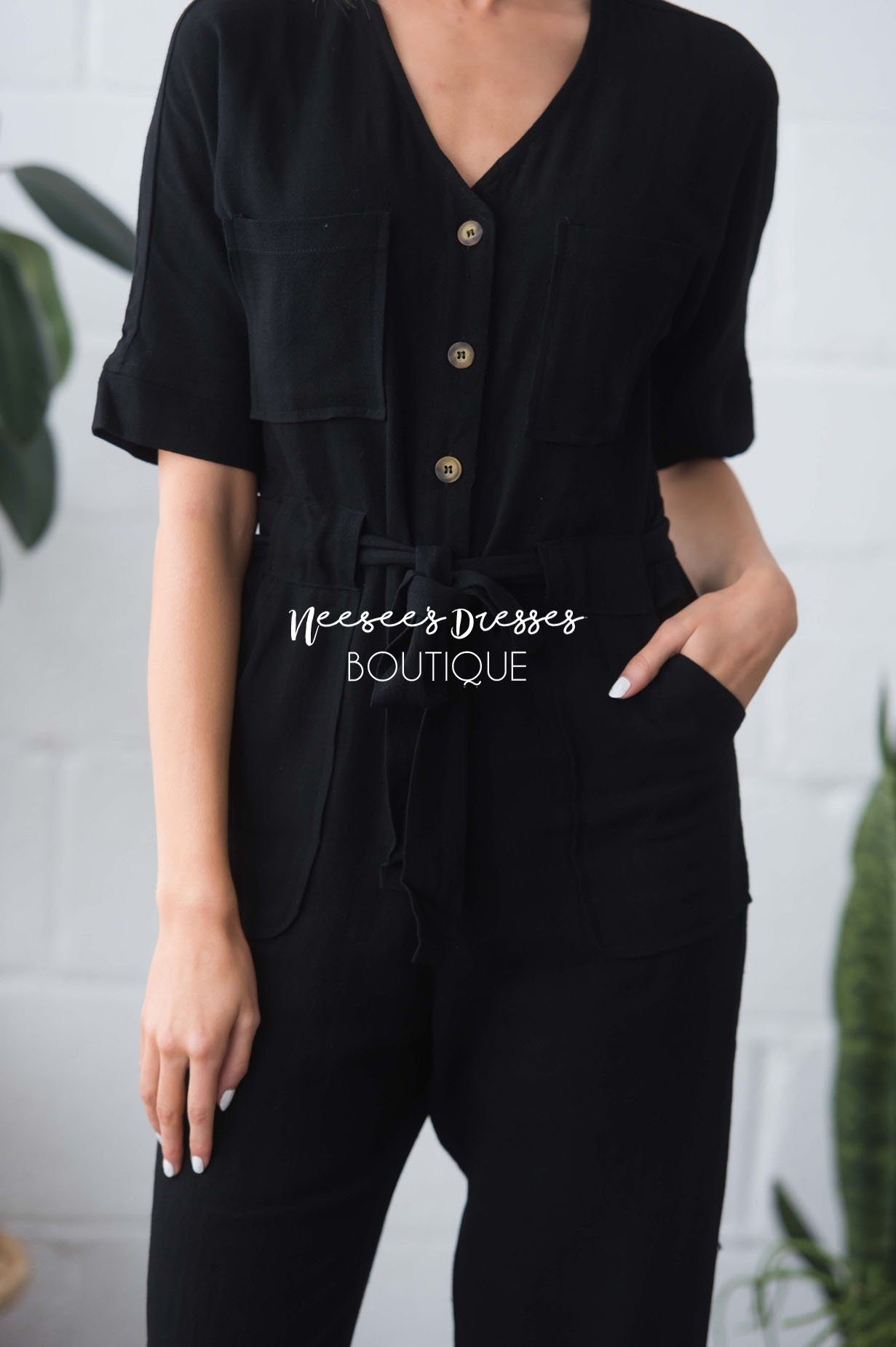 The Ellyn Jumpsuit Modest Dresses vendor-unknown 