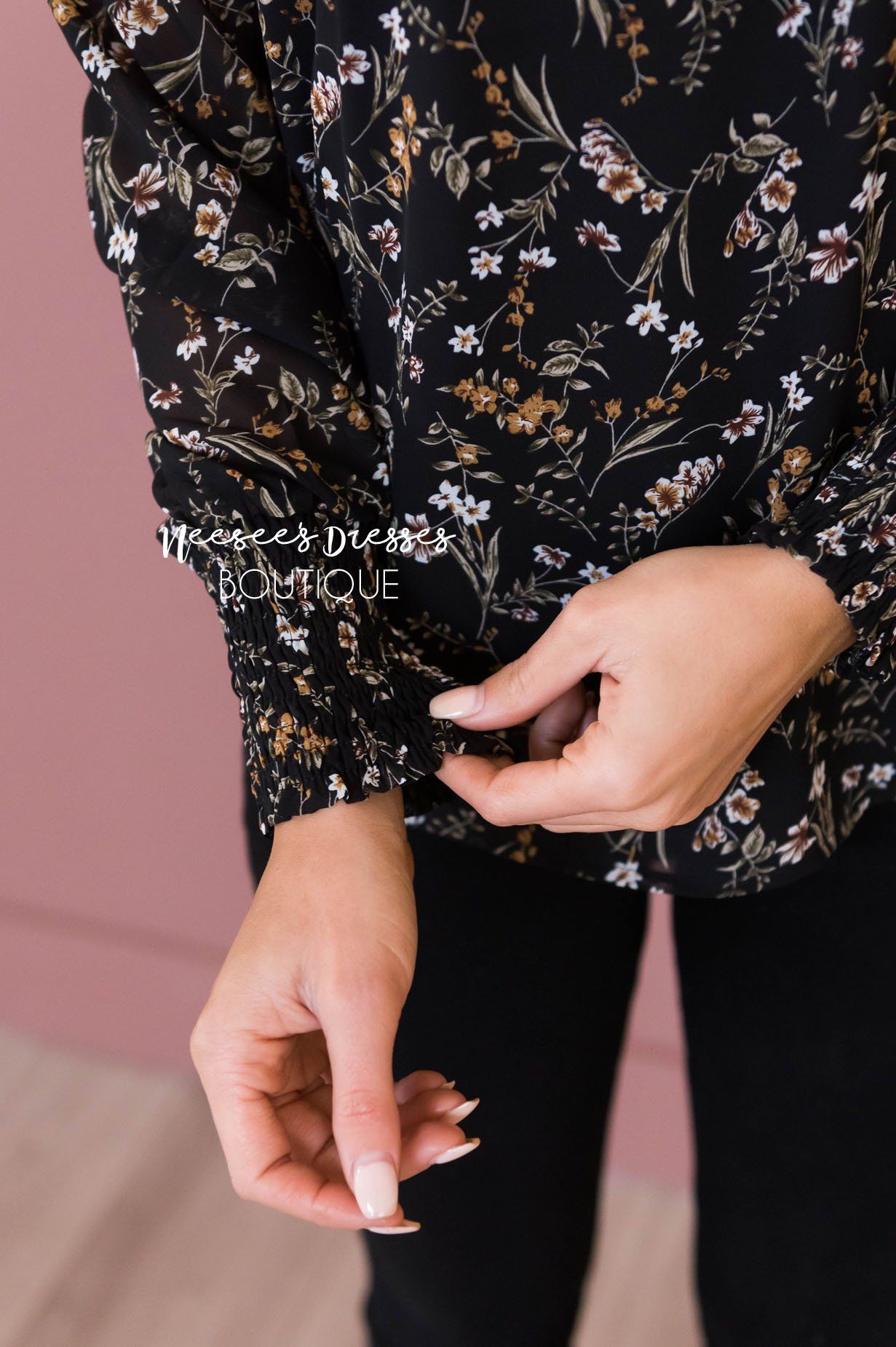 Speak Your Heart Modest Blouse Tops vendor-unknown 