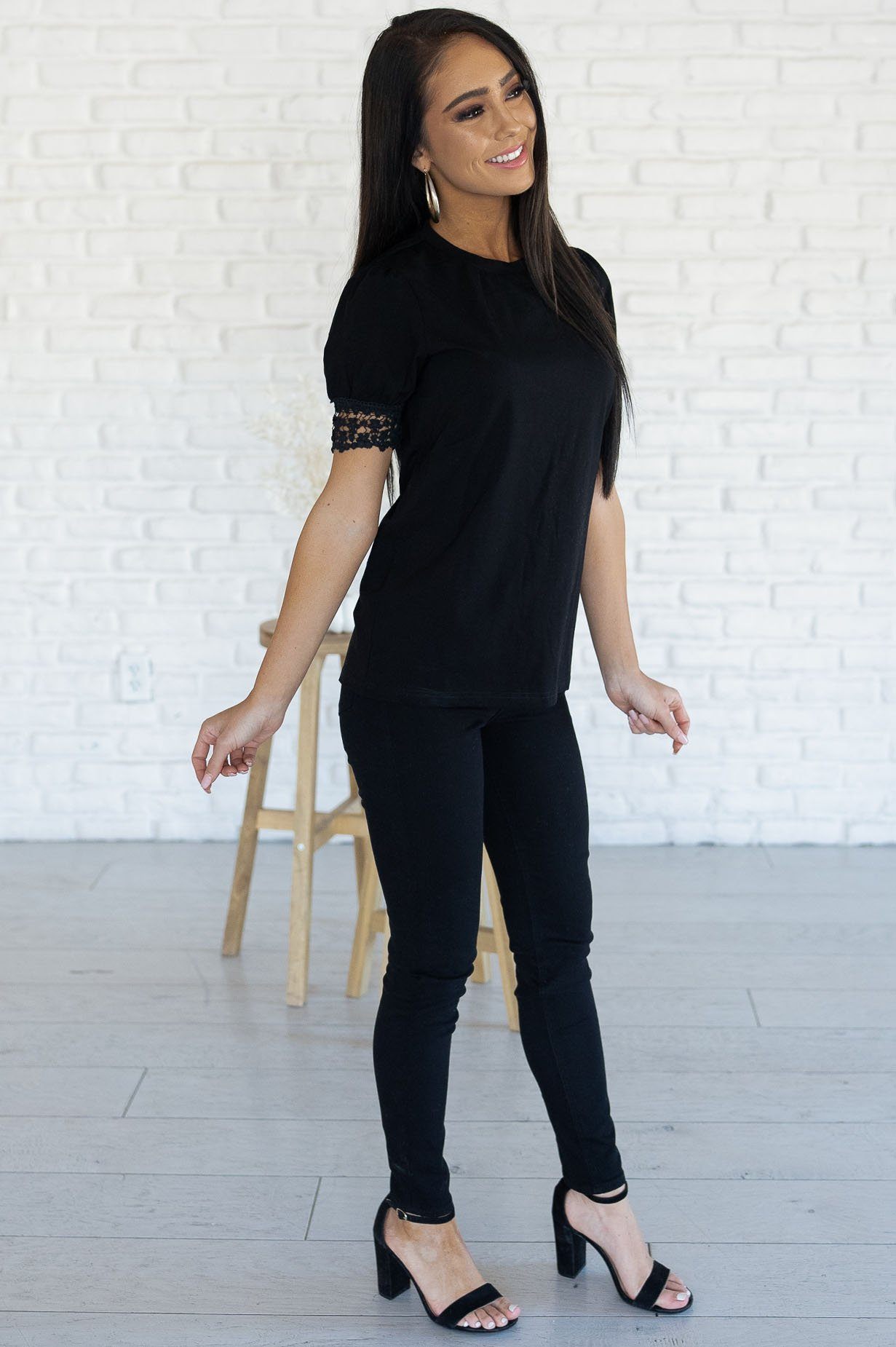 Because I Found You Modest Blouse Tops vendor-unknown 