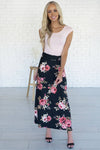 Just A Dream Modest Floral Skirt Modest Dresses vendor-unknown