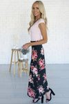 Just A Dream Modest Floral Skirt Modest Dresses vendor-unknown