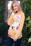 Blessed and Beautiful Floral Hoodie Modest Dresses vendor-unknown