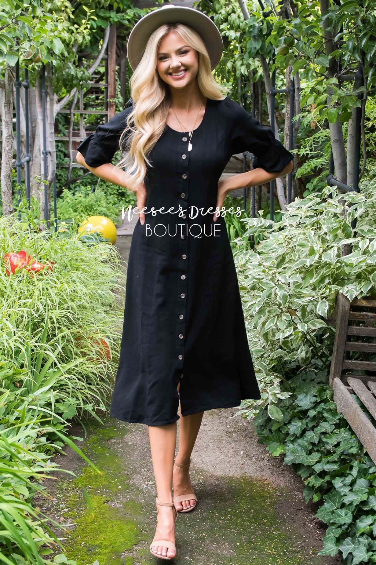 The Leslie Modest Dresses vendor-unknown 