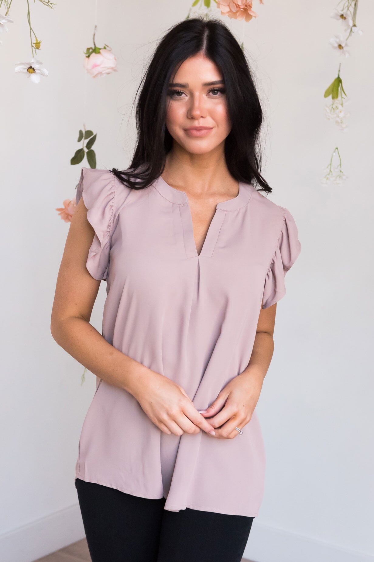 Feminine & Sweet Modest Blouse NeeSee's Dresses 