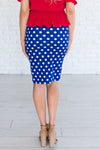 Dots Galore Modest Pencil Skirt Modest Dresses vendor-unknown