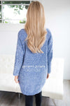 Open Front Chenille Knit Cardigan Tops vendor-unknown