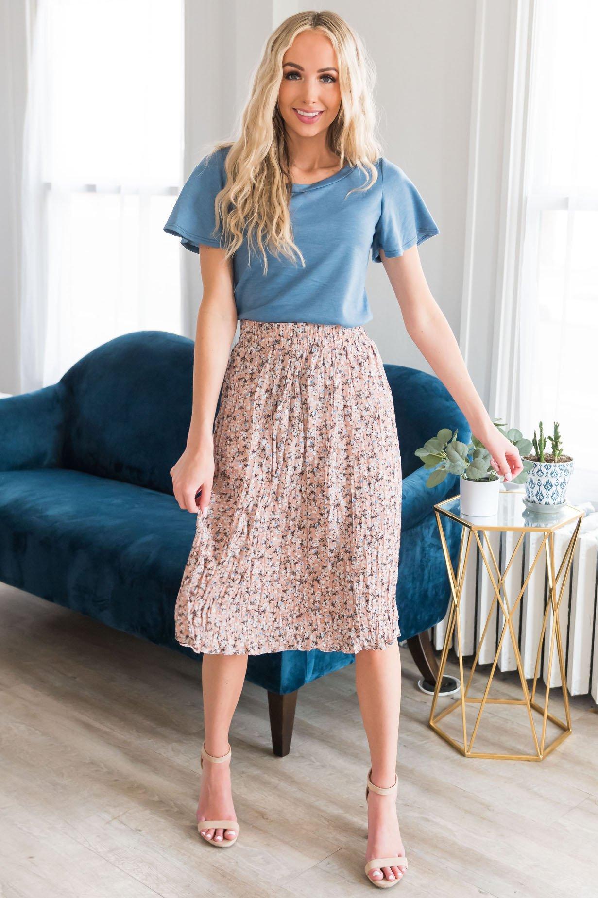 Always On Time Modest Skirt Modest Dresses vendor-unknown 