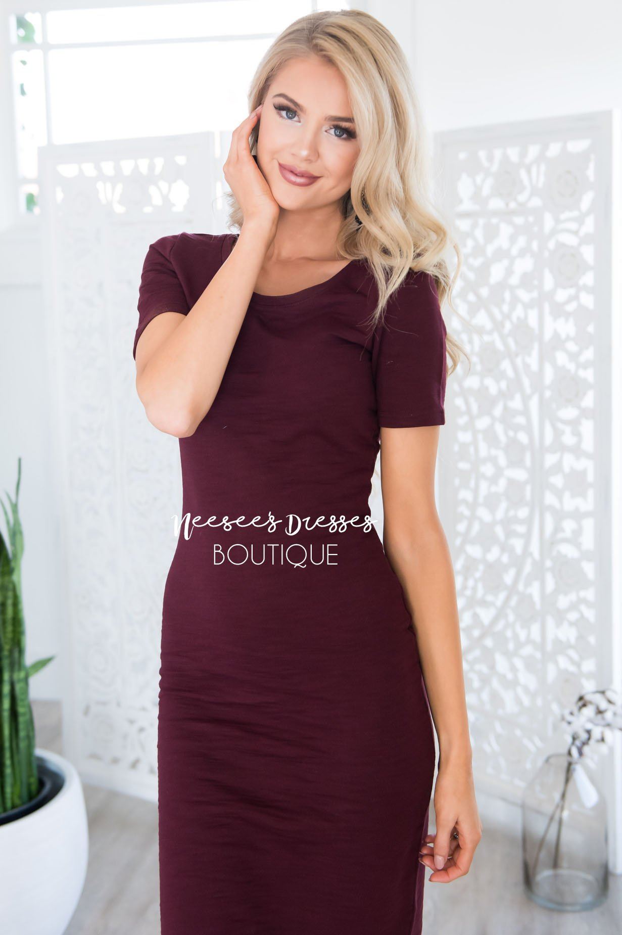 The Brooklyn Pencil Dress Modest Dresses vendor-unknown 