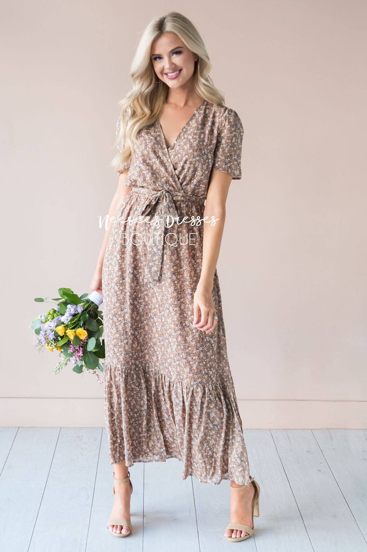 The Coretta Modest Dresses vendor-unknown 