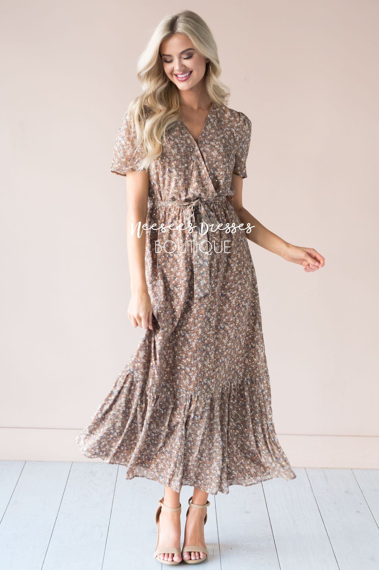 The Coretta Modest Dresses vendor-unknown 