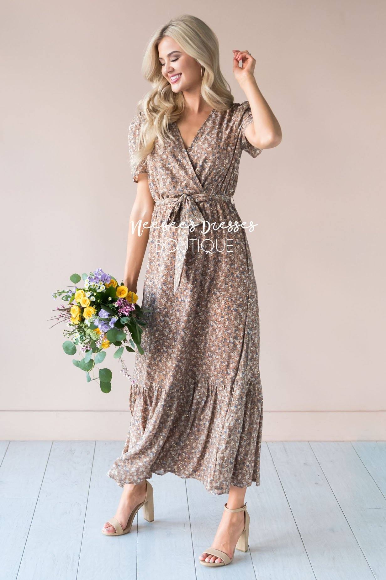 The Coretta Modest Dresses vendor-unknown 