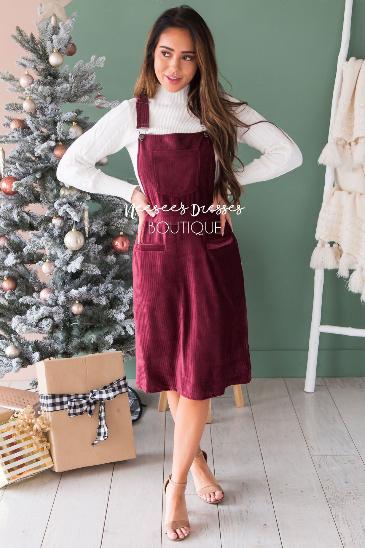 The Pollyanna Overall Dress Modest Dresses vendor-unknown 