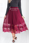 Sheer Joy Lace Skirt Modest Dresses vendor-unknown