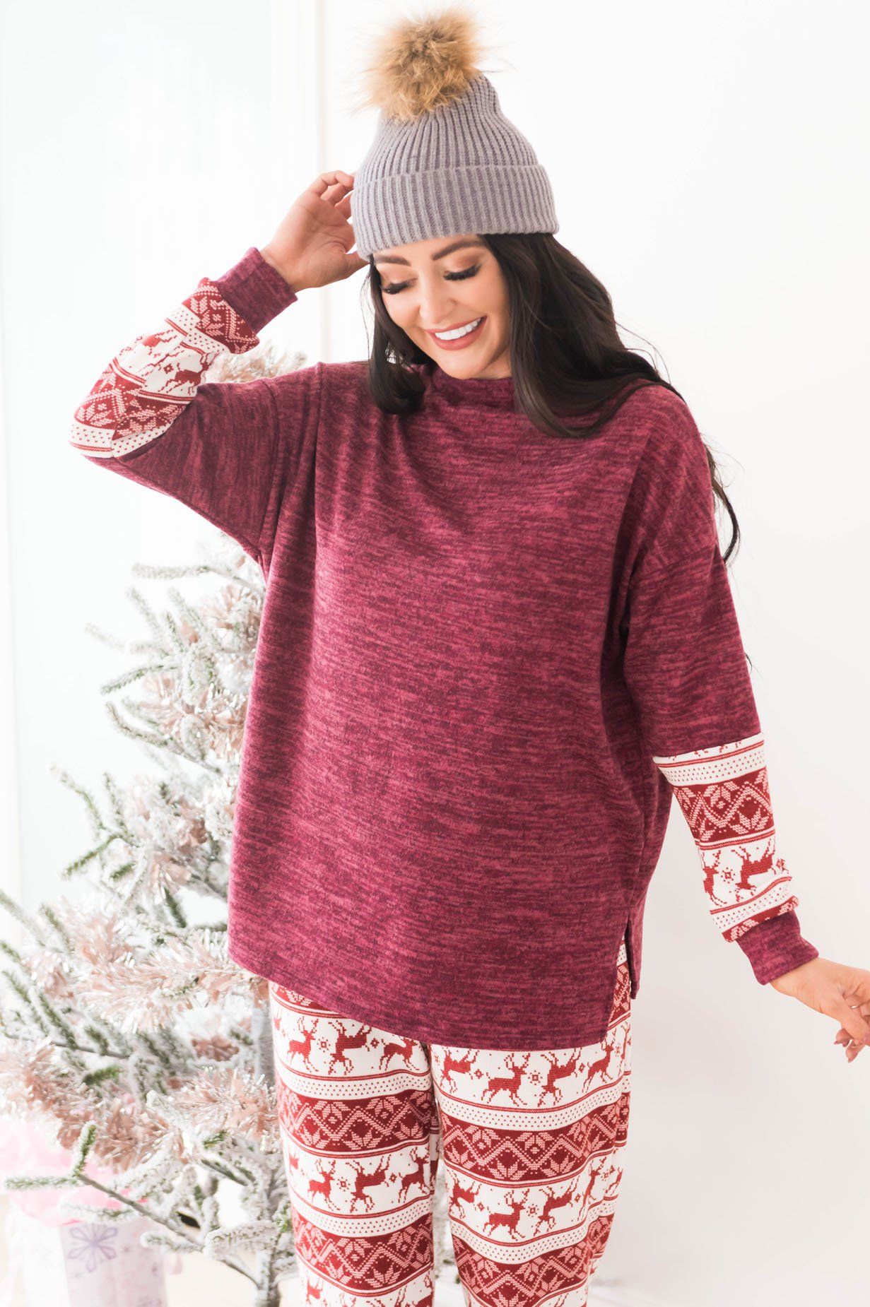 All That Cozy Modest Two Piece Sleeper Modest Dresses vendor-unknown 