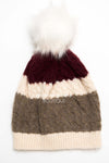 Chase My Heart Mohair Striped Beanie Accessories & Shoes Hana