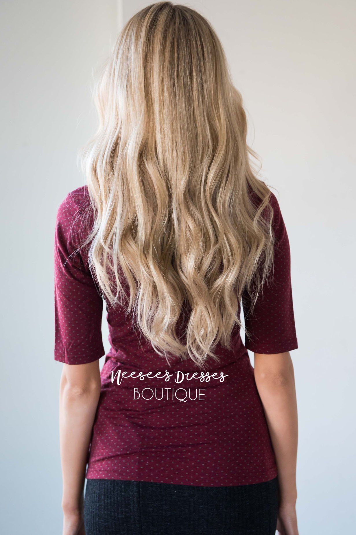 Polka Dot Half Sleeve Top Tops vendor-unknown 