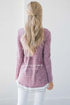 The Staci Ruffle Hem Sweater Tops vendor-unknown